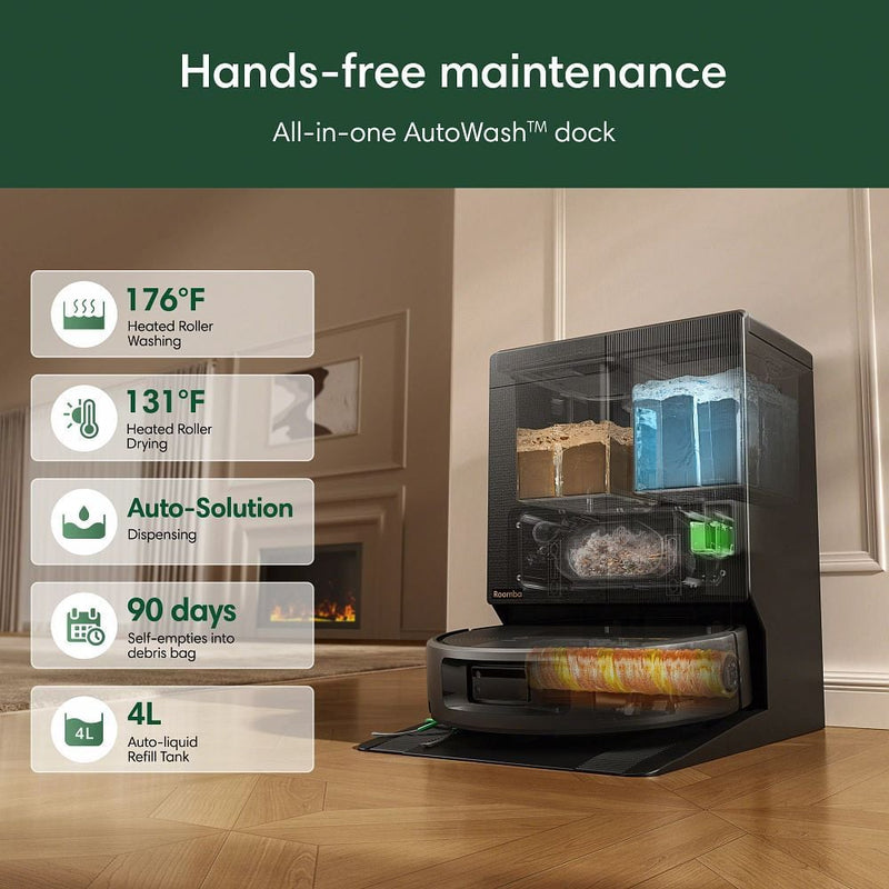 Roomba Plus 678 Combo robot + AutoWash dock